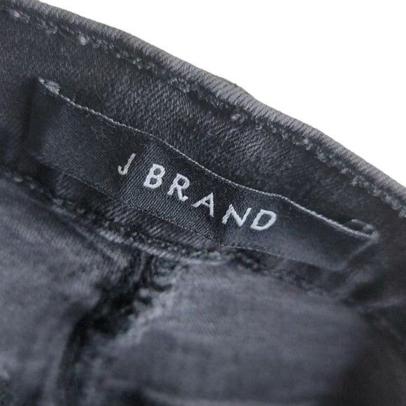 J Brand Women's Vanity Mid Rise Straight Leg Jeans Black size 28 - Picture 9 of 12